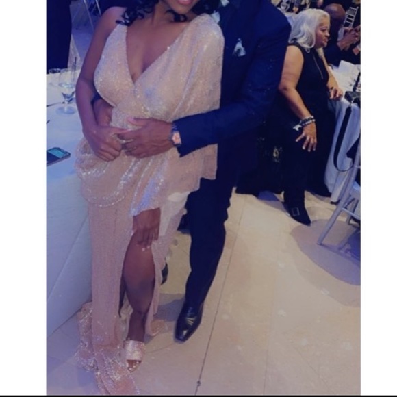 Stunning Rose Gold Dress - Picture 2 of 3